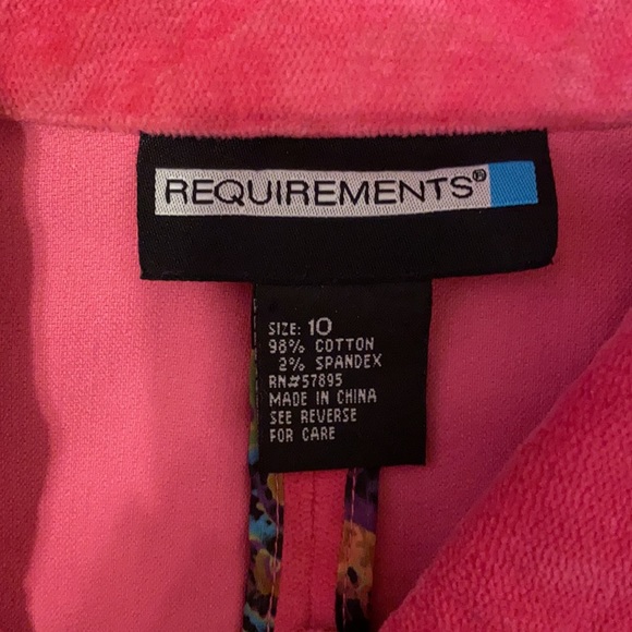 Cropped pink blazer with shoulder pads - Picture 2 of 2